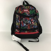 Marvel Backpack Book Bag Super Hero School Supply Hulk Spider-Man Thor New - £33.40 GBP