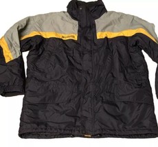 Columbia Sportswear Hiver Ski Neige Veste Homme XL Minuit Marine Jaune Gris - £27.68 GBP