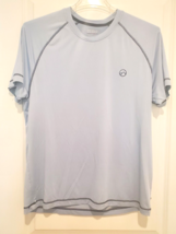 Frontier Supply Co Mens Lg Fishing Tshirt Light Blue Casual Top - £18.90 GBP