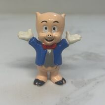 PORKY PIG 2.25&quot; PVC Figure - Vintage Applause - Looney Tunes 1983 - $8.27 CAD
