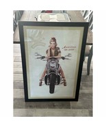 2009 Harley Davidson American Bombshell 2 Sided Poster Marisa Miller 27&quot;... - £146.74 GBP