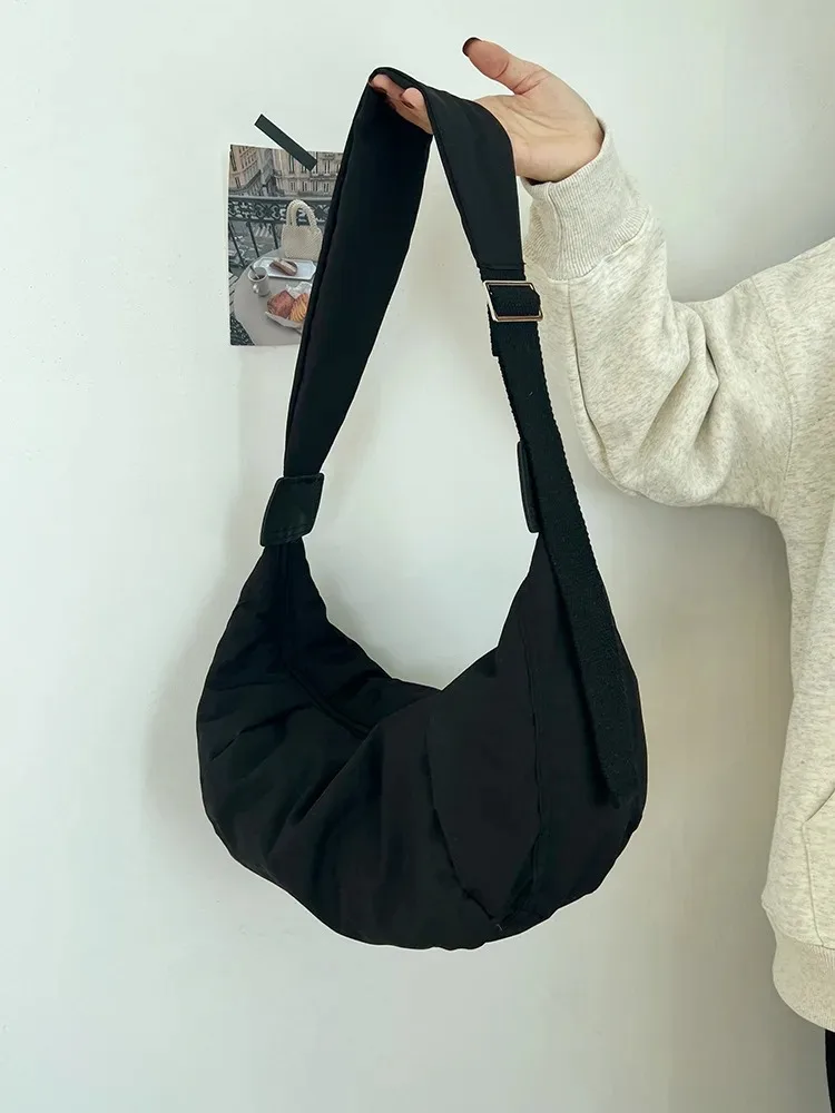 Women&#39;s Crossbody Hobo Bags Fluffy Canvas Shoulder Bag Large Capacity Ca... - $27.34