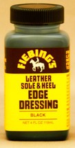 Sole Heel &amp; Edge DRESSING Black Liquid shoes boots leather FIEBING&#39;S SOL... - $31.48