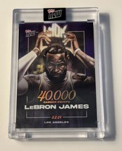 Limited Edition! Lebron James* TOPPS NOW 40000 CAREER POINTS - Low Pop! ... - £29.81 GBP
