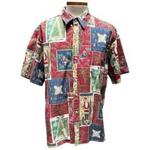 Reyn Spooner Mele Kalikimaka Men&#39;s Aloha Hawaiian Shirt Christmas Santa ... - $55.85