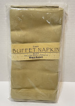 World Market Linen Buffet Napkins 20 x 20 in Beige Package of 6 New - £10.45 GBP