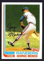 Texas Rangers George Medich 1982 Topps Baseball Card #78 nr mt ! - £0.39 GBP