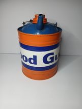 GULF Vintage GAS Kerosene CAN Gasoline Station Oil 1 Gallon Motor Garage... - $94.05