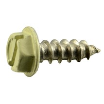 #8 x 1/2&quot; Beige 18-8 Stainless Hex Head Sheet Metal Screws (40 pcs.) - £14.16 GBP