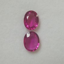 Natural Rubellite Oval Facet Cut 9X7mm Fuschia Pink Color VVS Clarity Loose Gems - £537.99 GBP