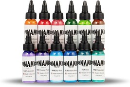 12 Dynamic Color Co Blues Teal Turquoise Orange Brown Green Purple Pink 1Oz Each - £81.62 GBP