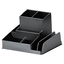 Italplast Desk Tidy Organiser - Black - $22.04