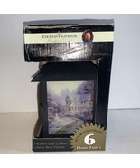 Thomas Kinkade Indoor Flameless Coach Lantern Candle The Night Before Ch... - £18.00 GBP
