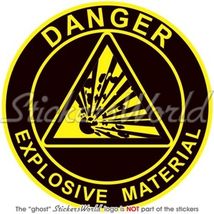 EXPLOSIVE EXPLOSIV MATERIAL Explosion Danger Warning, Safety 75mm Aufkleber - $3.78