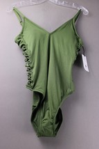 Shad &amp;Shore Womens One piece Swimsuit Olive Vented  NWT  Size Medium 8-1... - £12.05 GBP