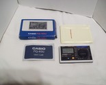 VINTAGE Casio PQ-40U Mini Travel Alarm Clock  World Time Zones Made in J... - $19.79