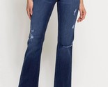 Cello Mid Rise Distressed Flare Jeans Size 9 - €31,97 EUR