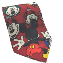 Mickey Unlimited Disney Mens Necktie Mickey Mouse Christmas Ornaments No... - £16.28 GBP