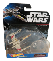 Hot Wheels Star Wars Starship Red X-Wing Skywalker Vehicle Flight Navigator Toy - £21.12 GBP