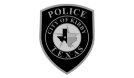 4&quot; kirby texas police department gray bumper sticker decal usa made - £21.15 GBP