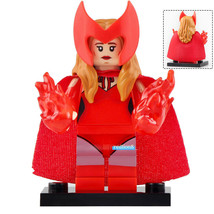 Scarlet Witch (Halloween costume) Marvel Super Heroes Lego Compatible Minifigure - £2.39 GBP
