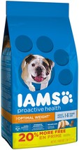 IAMS Healthy Weight Adult Dry Dog Food Chicken 1ea/7 lb - £33.40 GBP