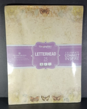 Geographics Butterfly Parchment Letterhead Paper 25 sheets  NEW Sealed #... - $5.69