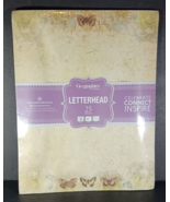 Geographics Butterfly Parchment Letterhead Paper 25 sheets  NEW Sealed #... - $5.69
