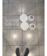 Tupperware Jel N Serve Jello Mold Lot of 14 Pieces W/ Serving Plate, Lids - €25,53 EUR Tupperware Jel N Serve Jello Mold Lot of 14 Pieces W/ Serving Plate, Lids - €25,53 EUR