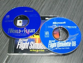 Microsoft Flight Simulator 98 Boeing Jet World Of Flight Pc Cd Rom Game - £19.60 GBP