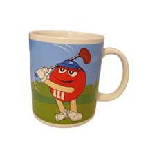 M&amp;M&#39;s Candy Gallerie Vintage Collector Sports Coffee Mug Cup Baseball Golf 2003 - £7.58 GBP