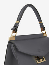 Givenchy Mystic Leather Shoulder Bag soft storm gray medium new - $4,642.00
