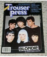Blondie Trouser Press Magazine Vintage 1982 Debbie Harry - $24.99