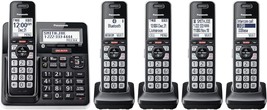 Panasonic Cordless Phone With Advanced Call Block,, Black With Silver Trim - £165.78 GBP