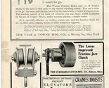 The Safety Triplex Block &amp; Lucas Friction Jaw Clutch 1909 Magazine Ad  - $17.82