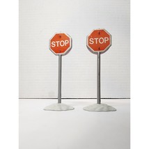 Dept 56 Stop Sign Set Of 2 Snow Village Christmas Accessories - €7,00 EUR