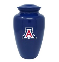 Large/Adult 200 Cubic Inch Arizona Wildcats Aluminum Funeral Cremation Urn - £203.85 GBP