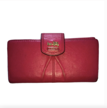 Vintage Red Color Coach Wallet - £43.42 GBP