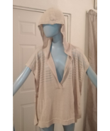 Victoria’s Secret Sleeveless Hoodie Top Deep V-Neck Open Sides Size M/L - $12.24