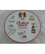 Pier 1 Kids Christmas Cookie Essentials For Santa Plate 10.5&quot; - £19.75 GBP