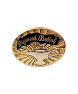 1970-80s Loyal Order Of The Moose Lodge Beyond Belief Pin Gold Tone Enam... - £18.74 GBP