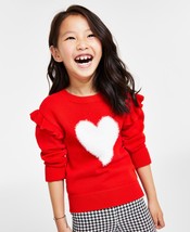 Epic Threads Toddler &amp; Little Girls Heart Pullover Sweater,  - Fiesta Red - $25.25