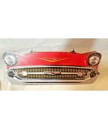 25&quot; HUGE 1957 Chevy classic car Bel Air Grill Front End USA STEEL Metal ... - $138.90 CAD