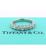 Tiffany &amp; Co. Platinum Embrace .91ct Diamond 3.5mm Shared Wedding Band R... - £4,756.16 GBP