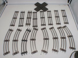 Lot Of 16 Pieces Of 3 Rail Track - Curves &amp; Straight + 1 Cross Track - £10.23 GBP