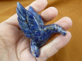 Y-BIRHU-723 blue sodalite Hummingbird gemstone gem hummingbirds humming ... - $23.36