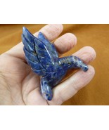 Y-BIRHU-723 blue sodalite Hummingbird gemstone gem hummingbirds humming ... - €19,92 EUR