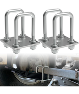 Heavy Duty Square U-Bolt Kit for Boat Trailer Axle Leaf Springs - $59.04 CAD
