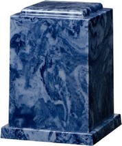 Large 225 Cubic Inch Windsor Elite Midnight Blue Cultured Marble Cremation Urn - $239.99