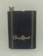 Crown Royal Stainless Steel Flask with Purple Suede Removable Sleeve - 8... - $16.95